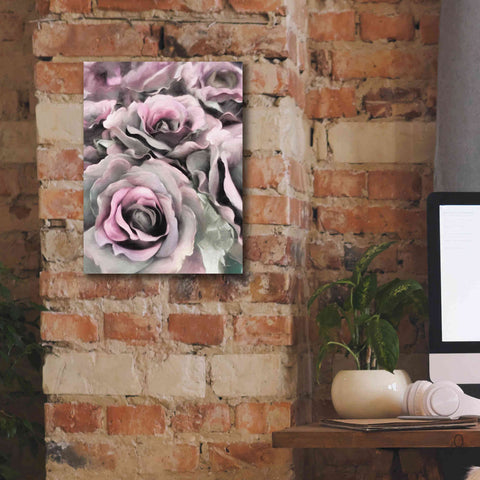 Image of 'Painted Roses' by Lori Deiter, Canvas Wall Art,12 x 16