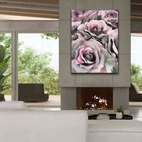 Image of 'Painted Roses' by Lori Deiter, Canvas Wall Art,40 x 54