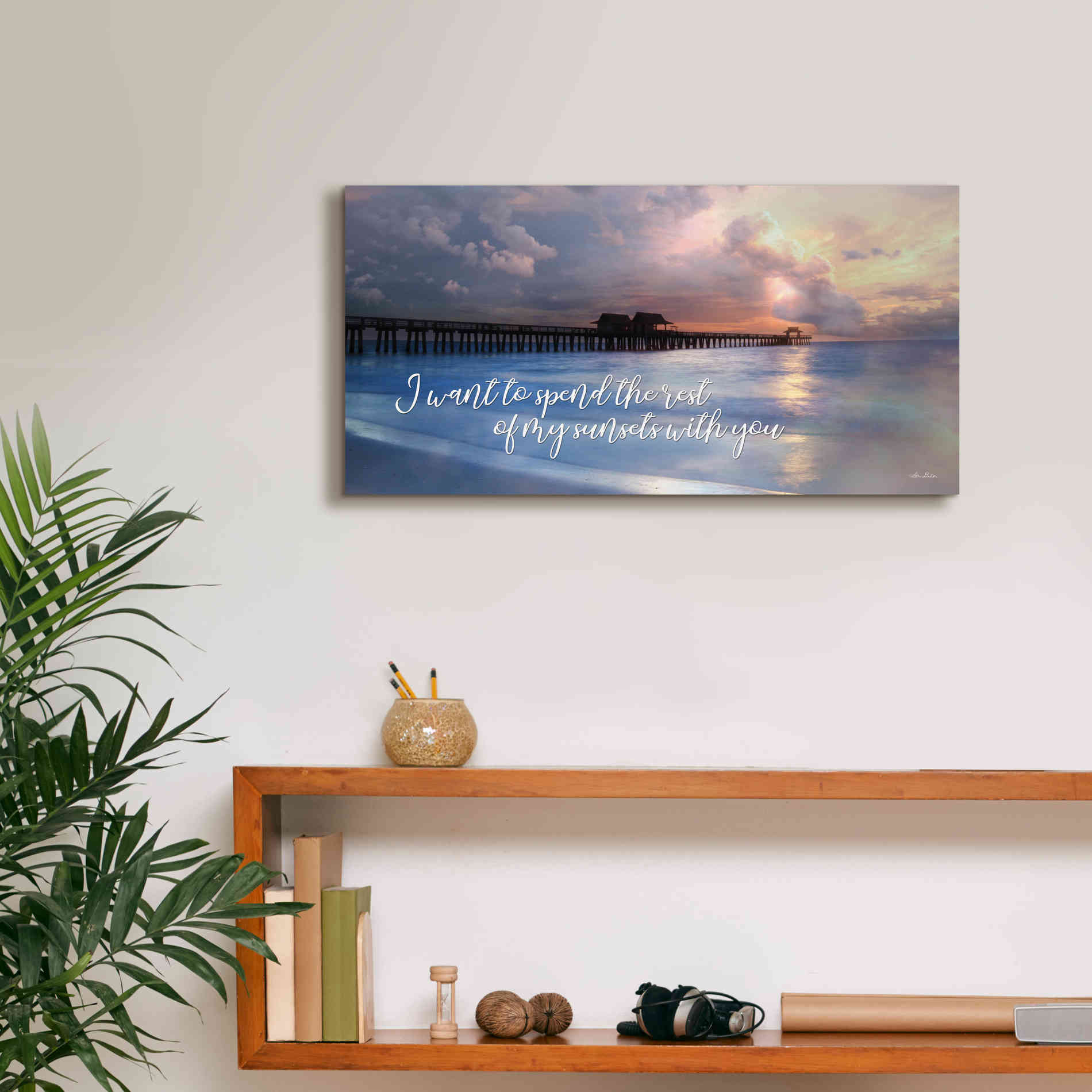 'Rest of My Sunsets I' by Lori Deiter, Canvas Wall Art,24 x 12