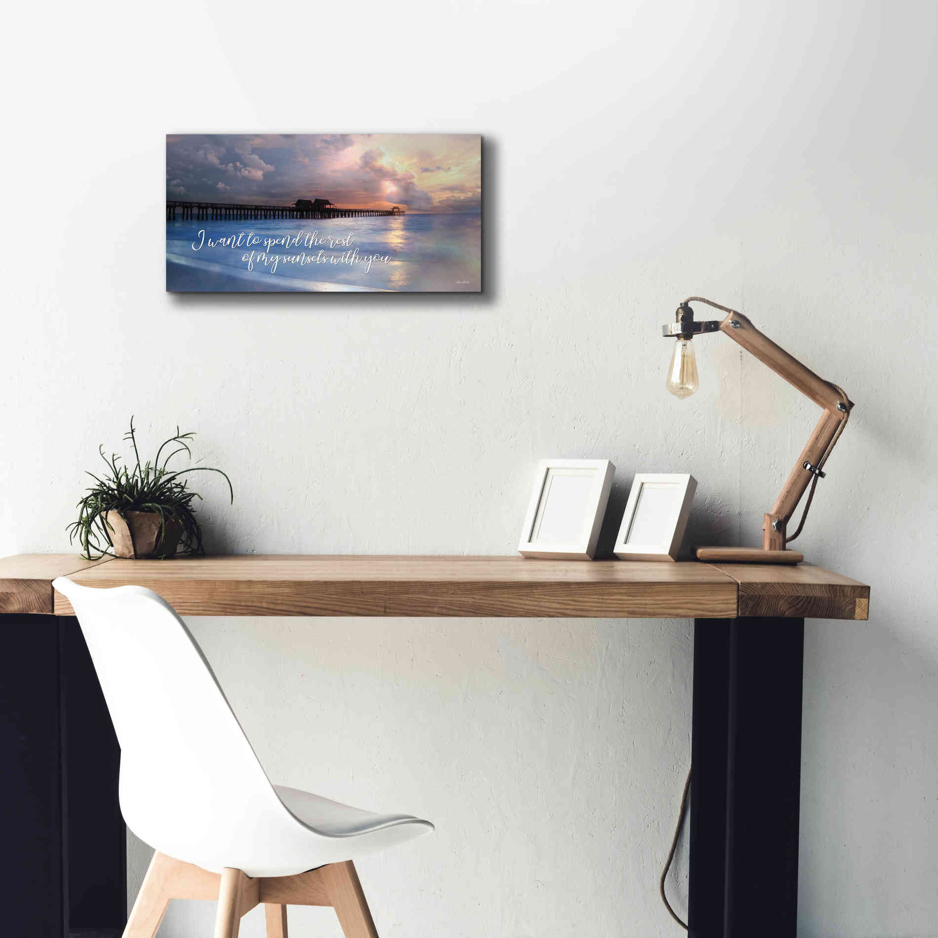 'Rest of My Sunsets I' by Lori Deiter, Canvas Wall Art,24 x 12