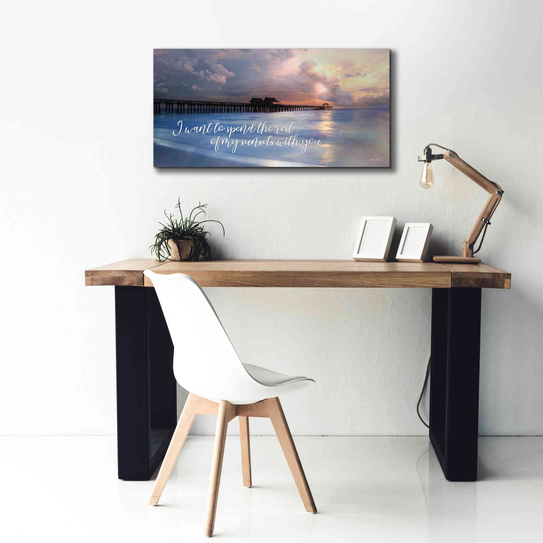 'Rest of My Sunsets I' by Lori Deiter, Canvas Wall Art,40 x 20