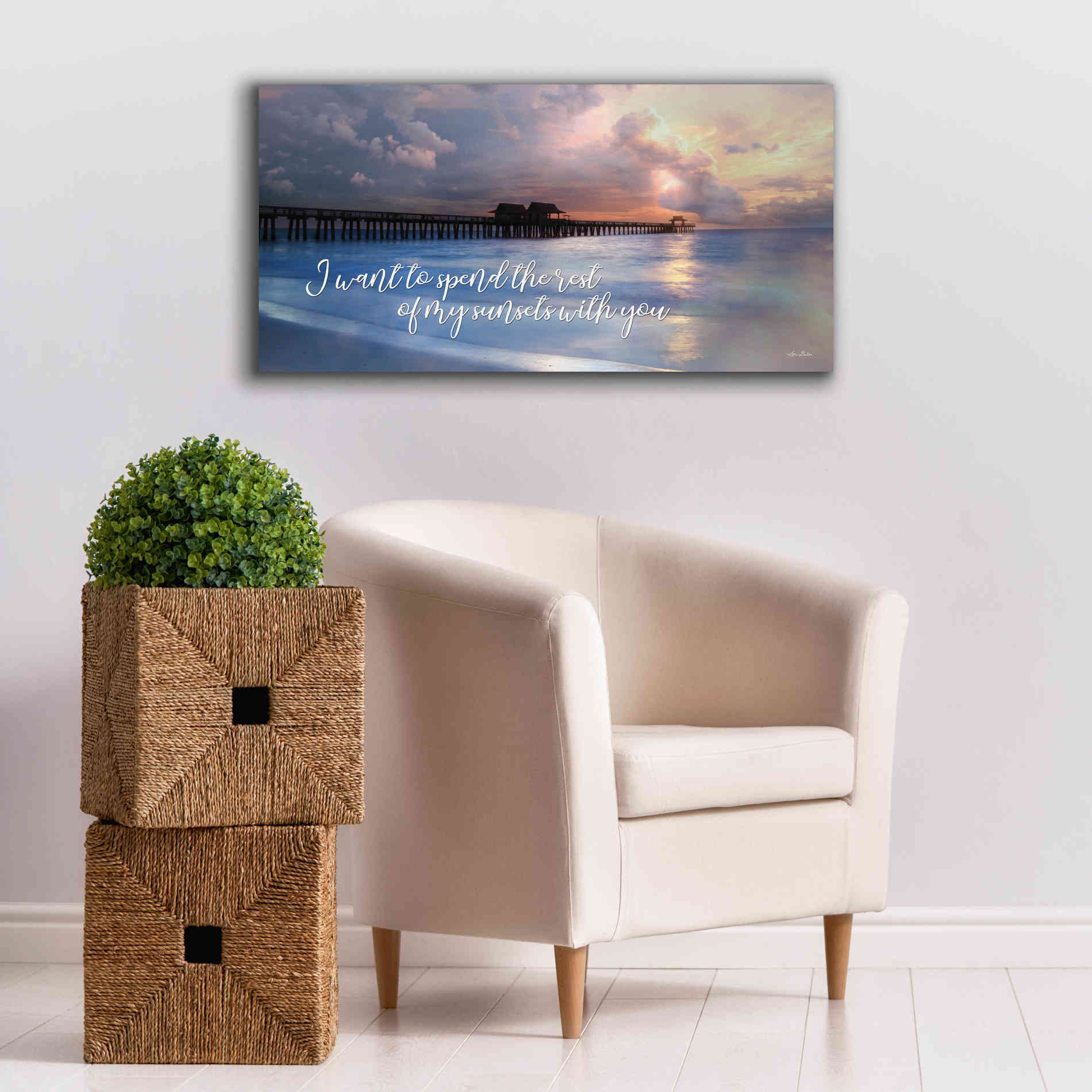 'Rest of My Sunsets I' by Lori Deiter, Canvas Wall Art,40 x 20