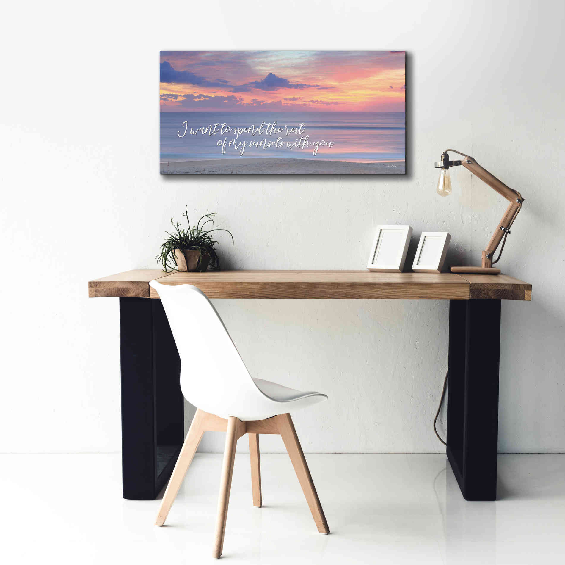 'Rest of My Sunsets II' by Lori Deiter, Canvas Wall Art,40 x 20