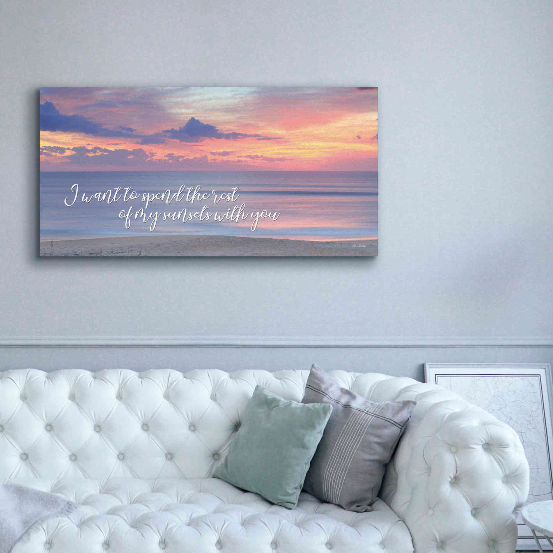 'Rest of My Sunsets II' by Lori Deiter, Canvas Wall Art,60 x 30