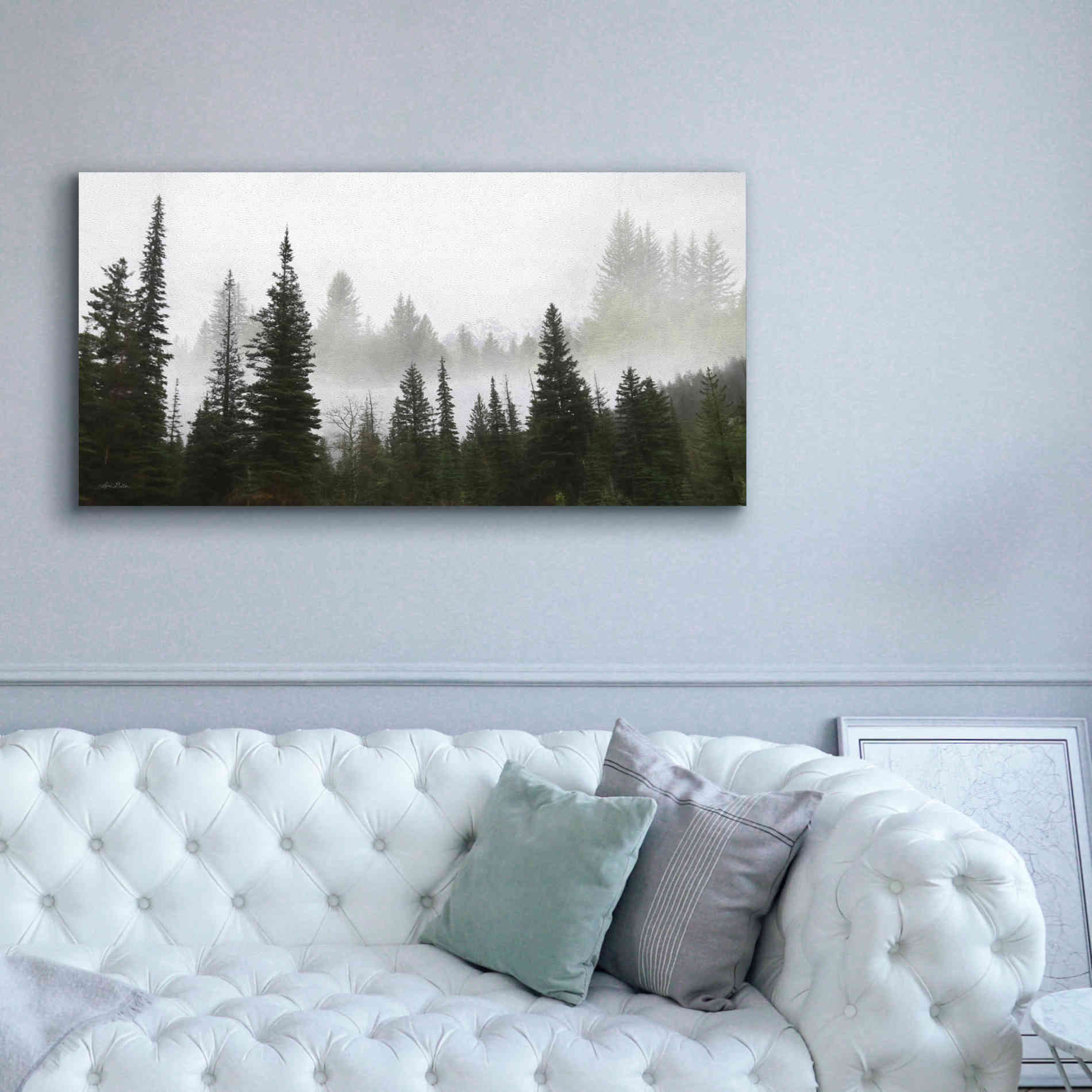 'Schwabachers Landing Trees' by Lori Deiter, Canvas Wall Art,60 x 30