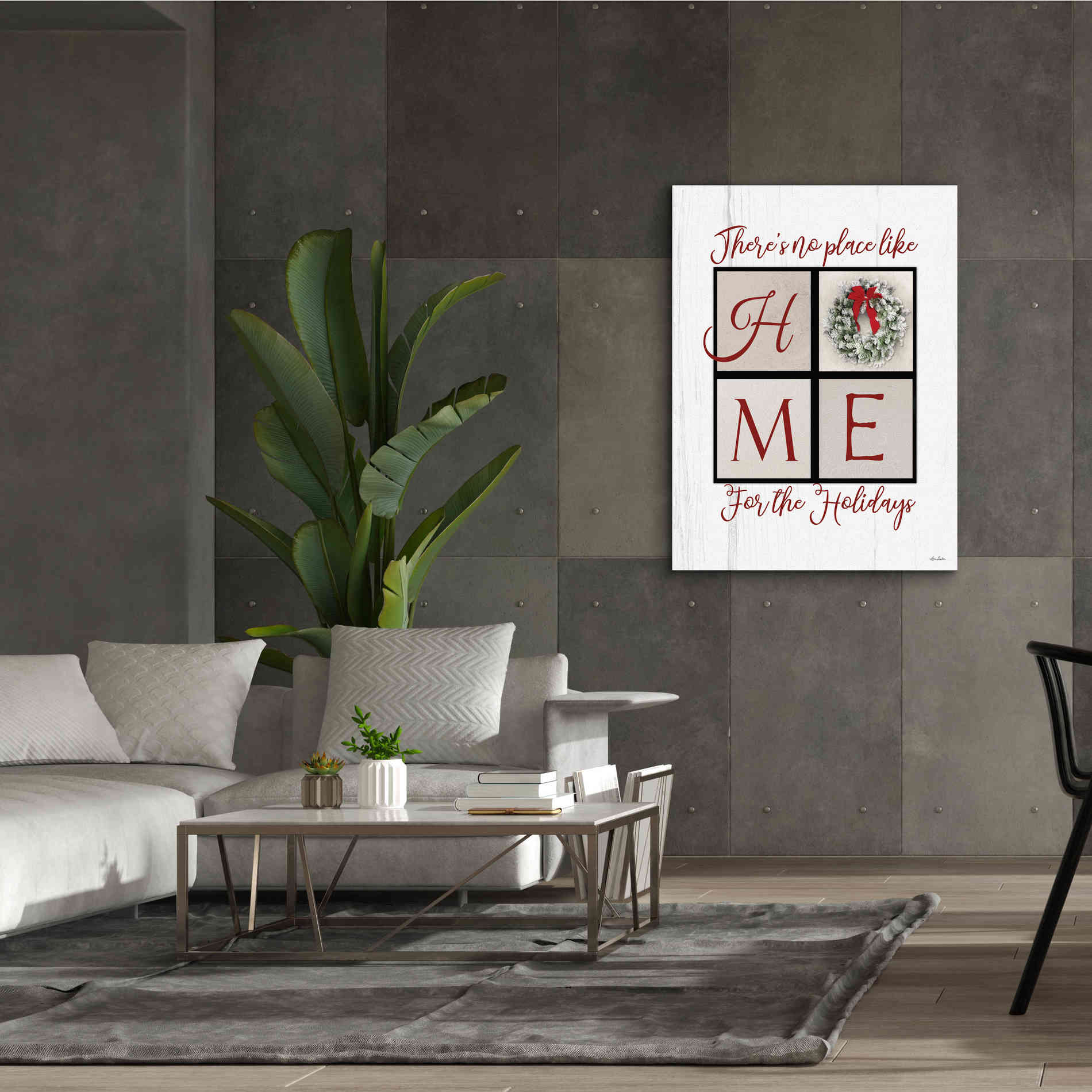 'There's No Place Like Home for the Holidays' by Lori Deiter, Canvas Wall Art,40 x 54