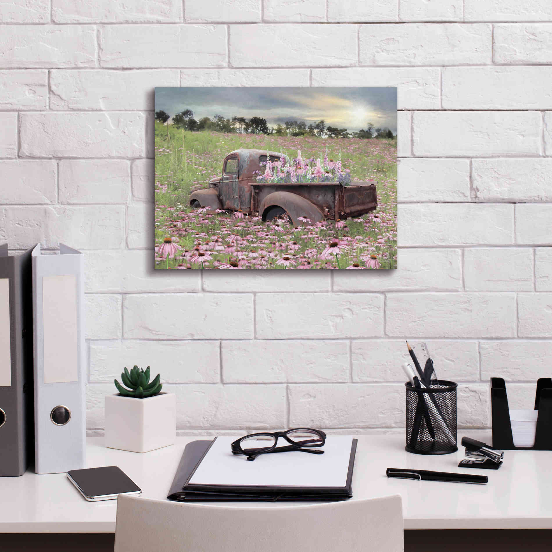 'Beauty and the Beast' by Lori Deiter, Canvas Wall Art,16 x 12