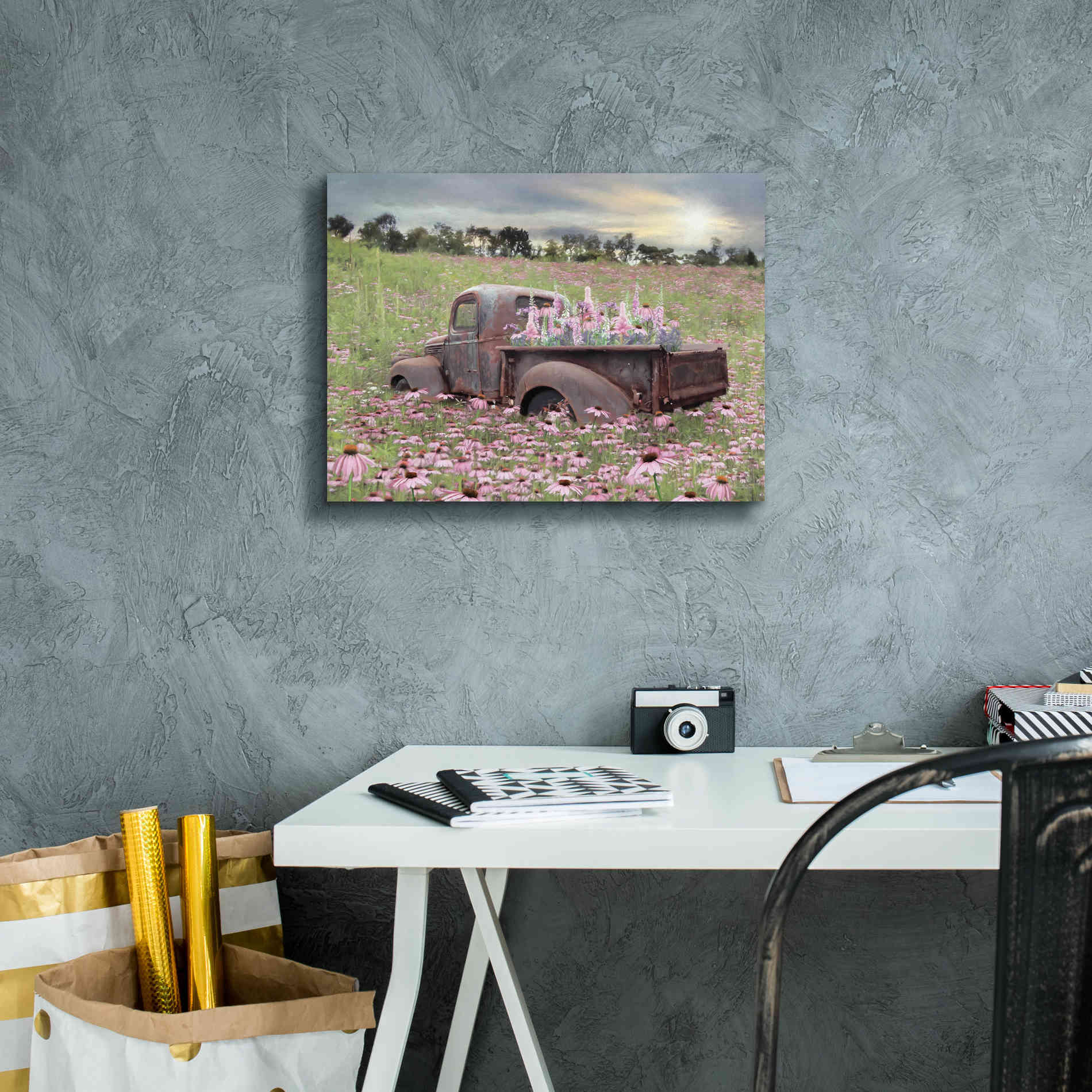 'Beauty and the Beast' by Lori Deiter, Canvas Wall Art,16 x 12