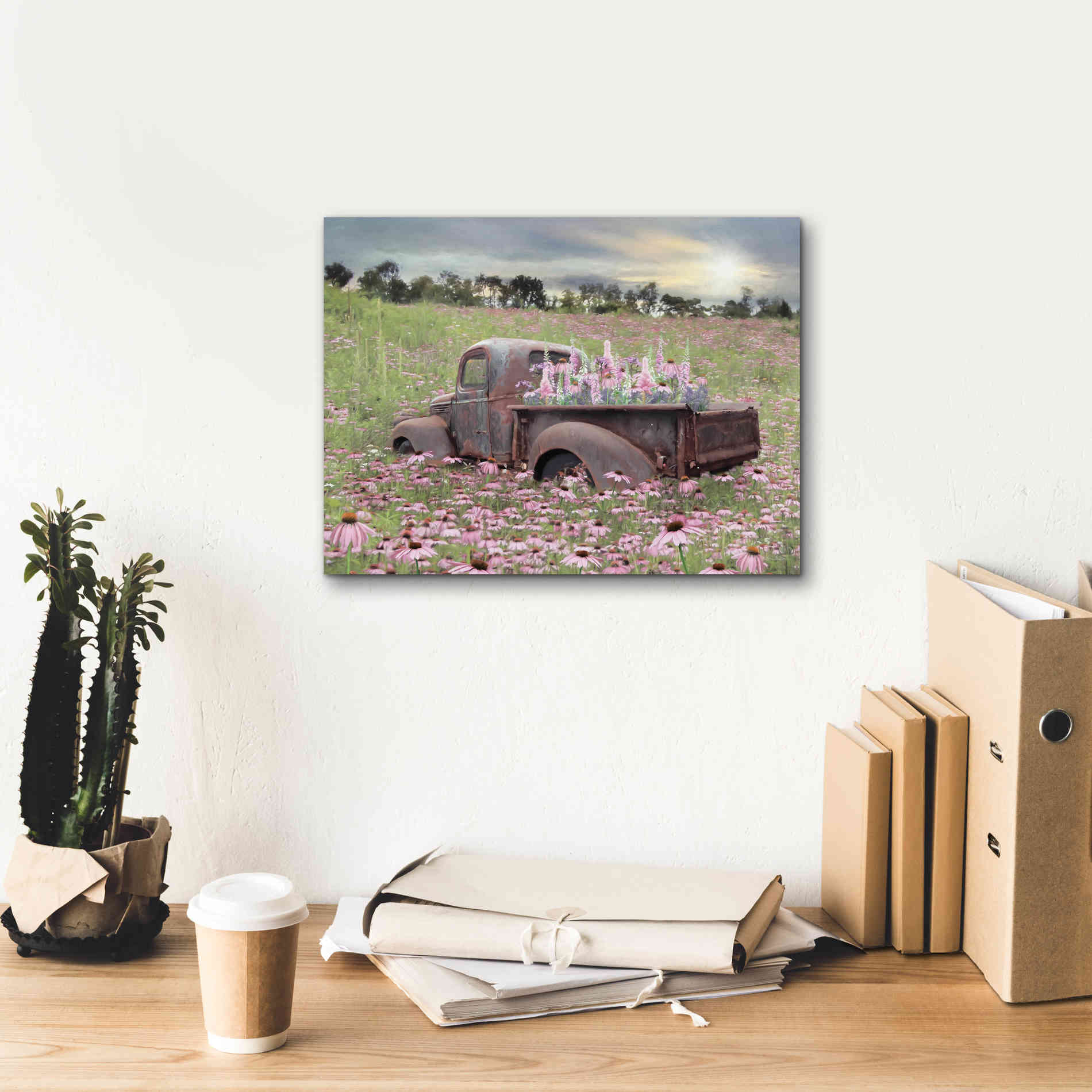 'Beauty and the Beast' by Lori Deiter, Canvas Wall Art,16 x 12