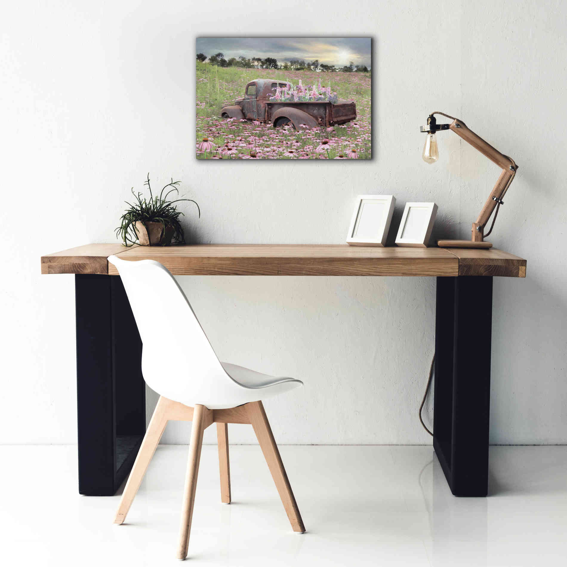 'Beauty and the Beast' by Lori Deiter, Canvas Wall Art,26 x 18