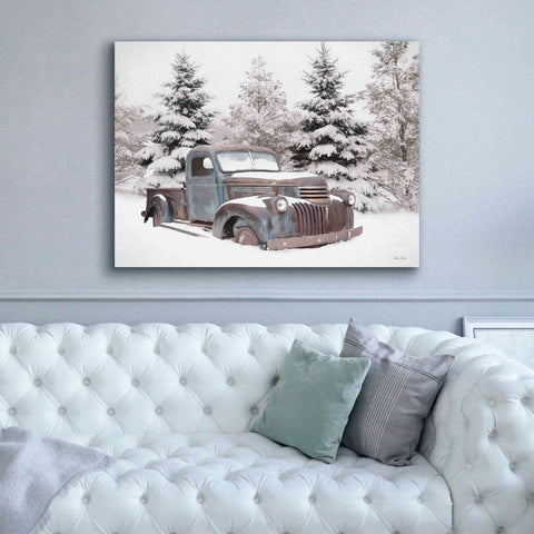 Image of 'Chevy at the Tree Farm' by Lori Deiter, Canvas Wall Art,54 x 40