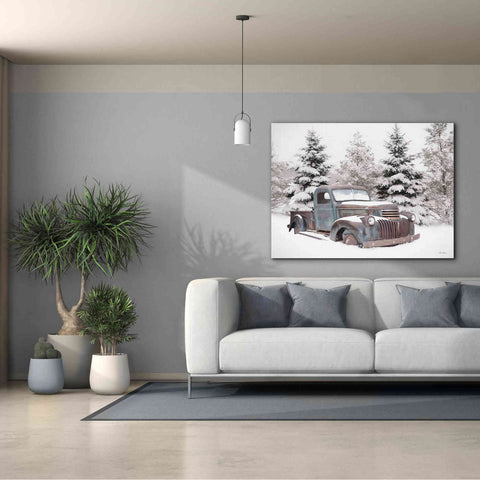 Image of 'Chevy at the Tree Farm' by Lori Deiter, Canvas Wall Art,54 x 40