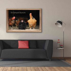 'Barnyard Bouncers' by Lori Deiter, Canvas Wall Art,60 x 40