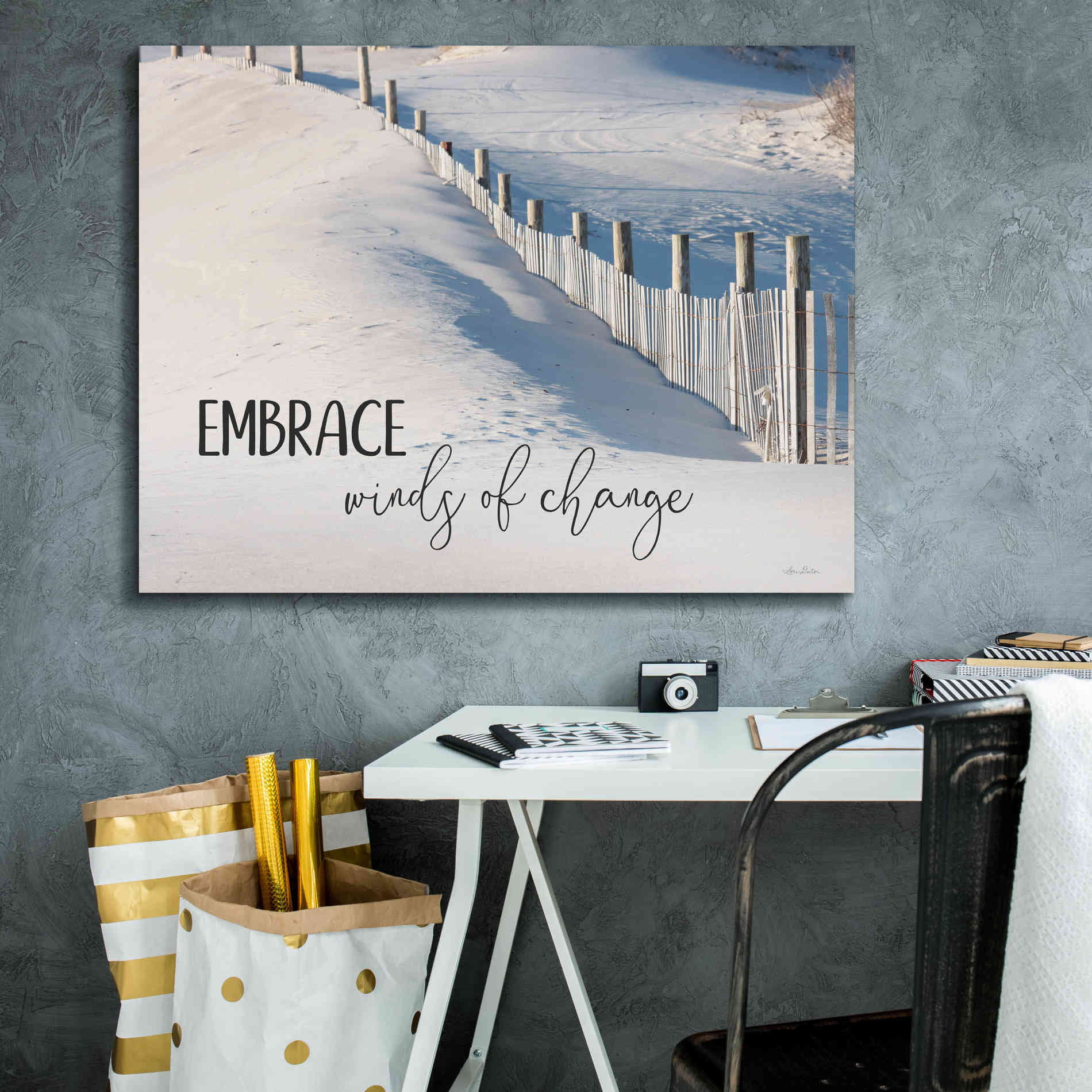 'Embrace Winds of Change' by Lori Deiter, Canvas Wall Art,34 x 26