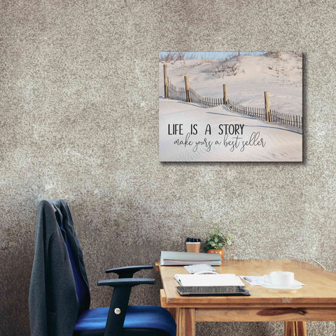 Image of 'Life is a Story' by Lori Deiter, Canvas Wall Art,34 x 26