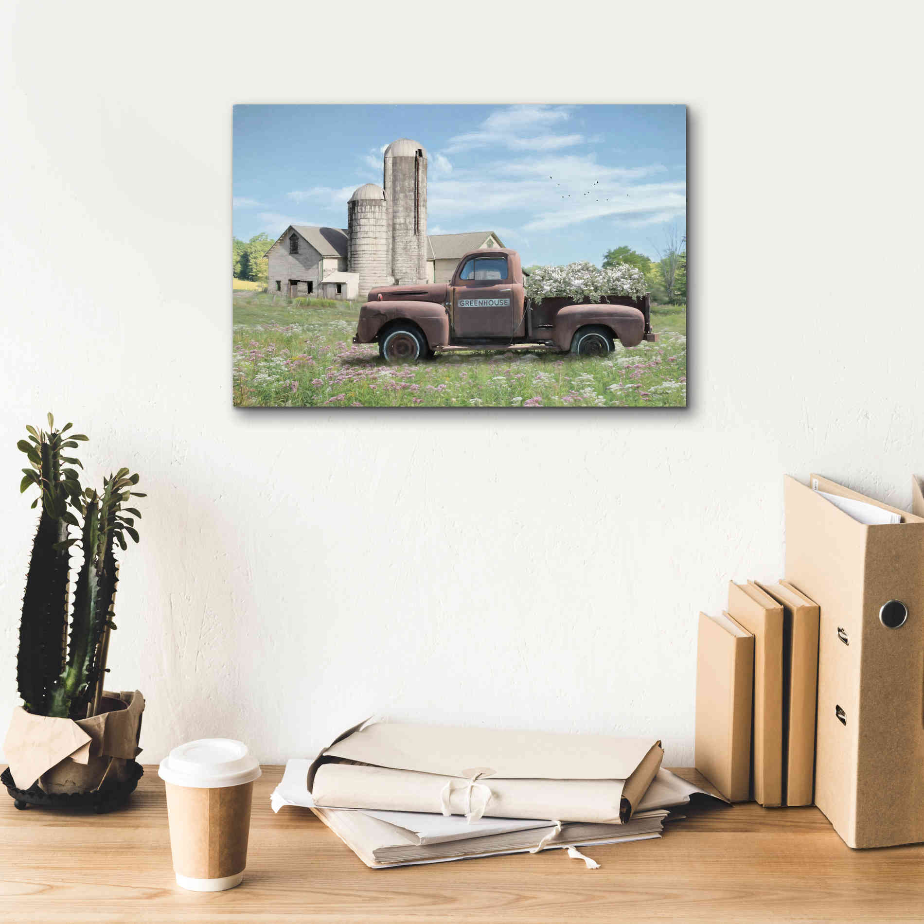'Annville Summer Fields' by Lori Deiter, Canvas Wall Art,18 x 12