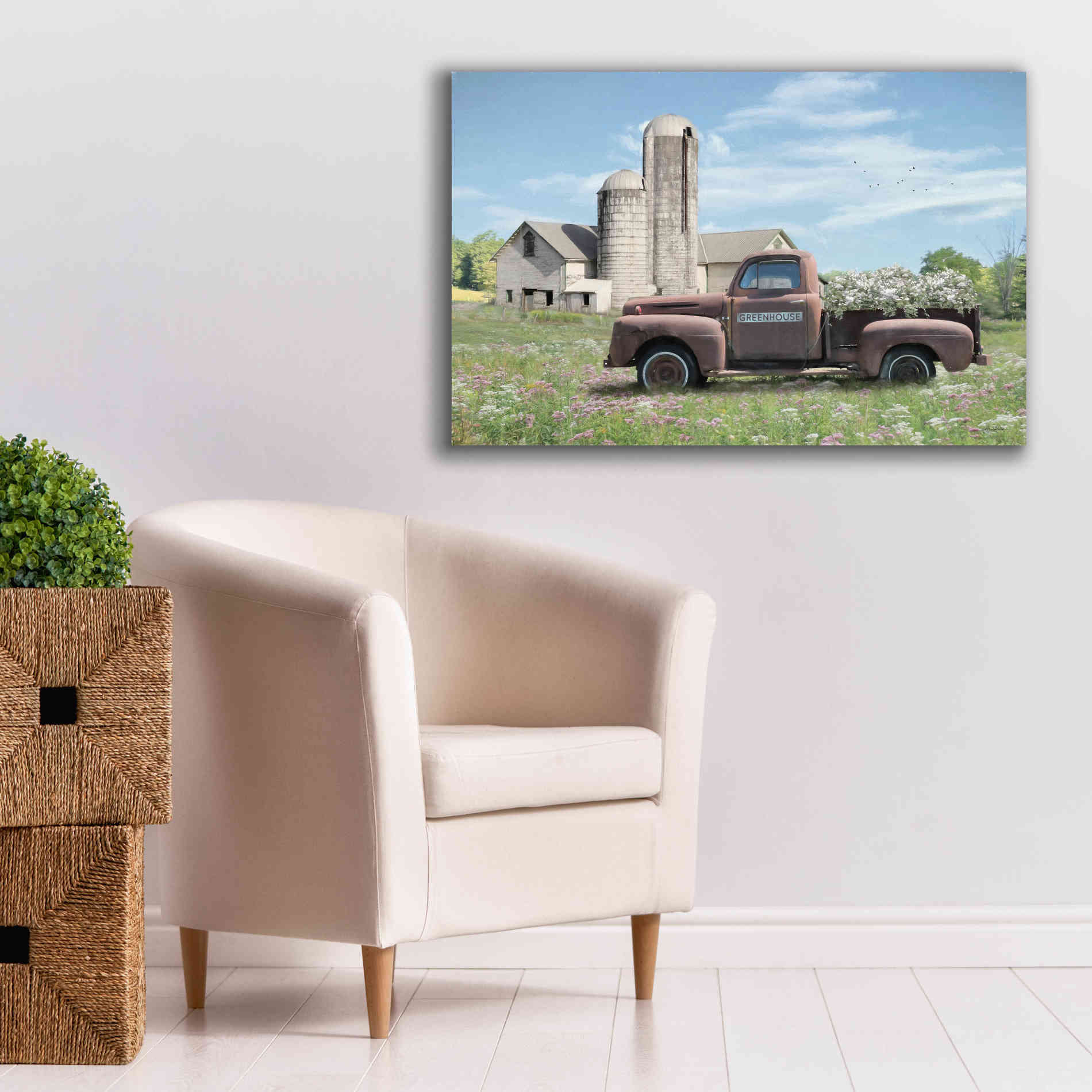 'Annville Summer Fields' by Lori Deiter, Canvas Wall Art,40 x 26