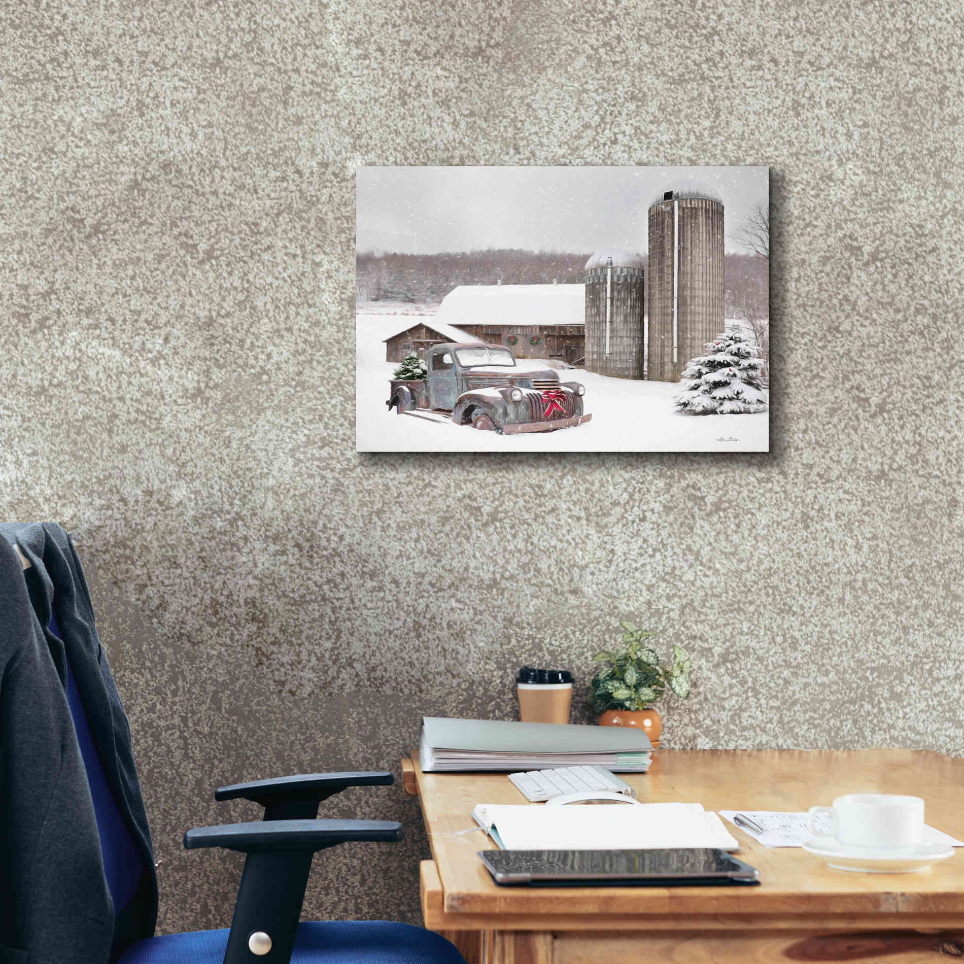 'North Country Christmas' by Lori Deiter, Canvas Wall Art,24 x 20