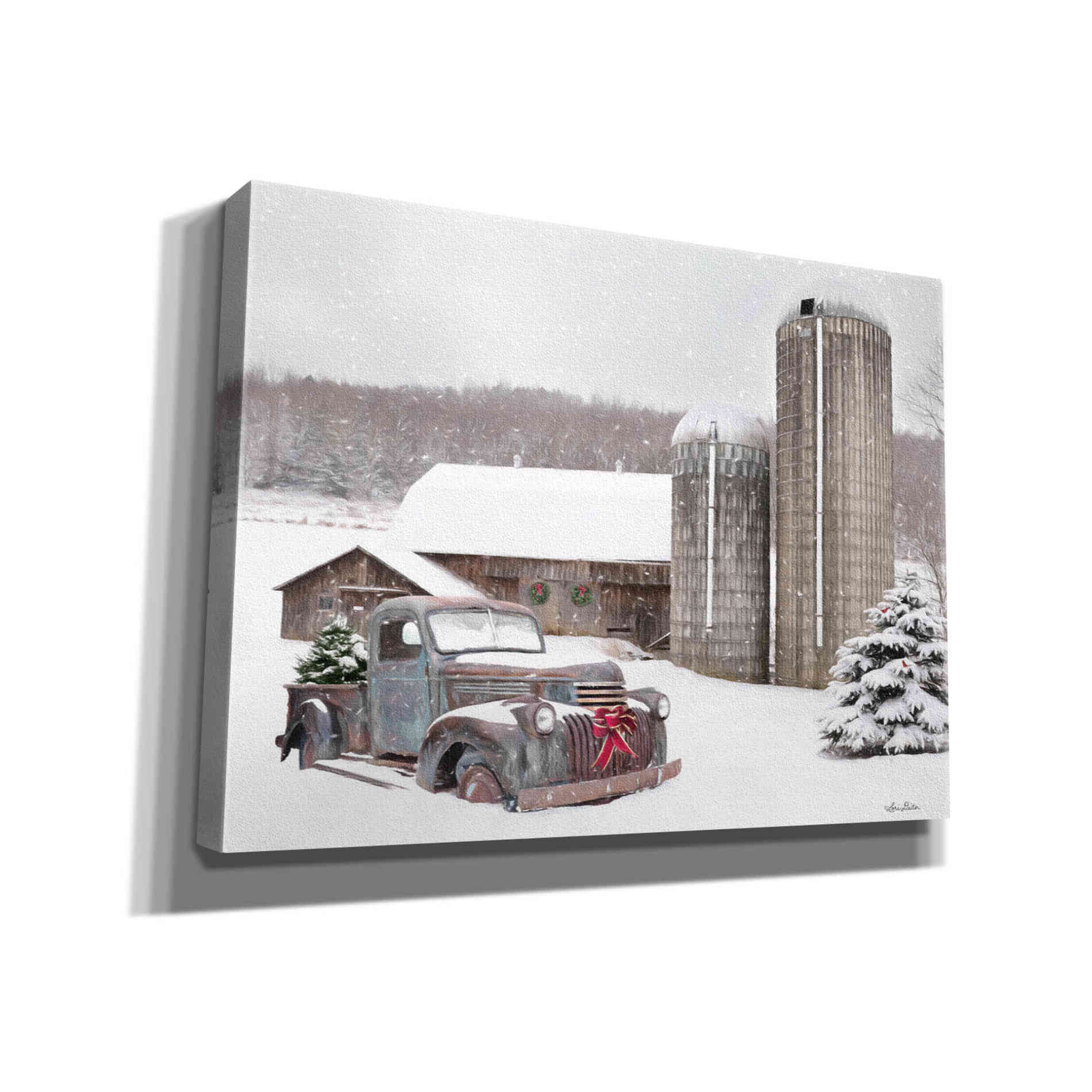 'North Country Christmas' by Lori Deiter, Canvas Wall Art