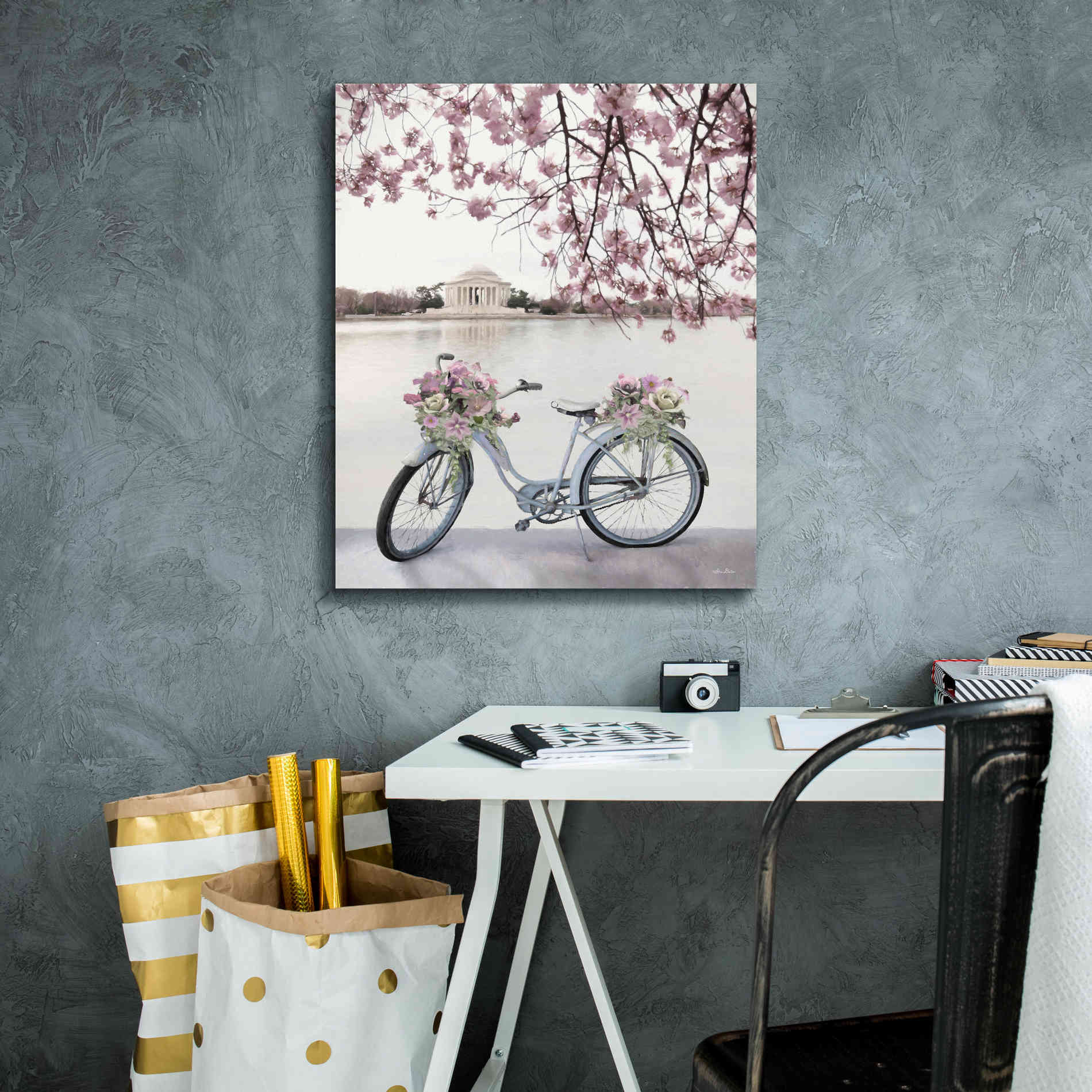 'Enjoy Beauty' by Lori Deiter, Canvas Wall Art,20 x 24