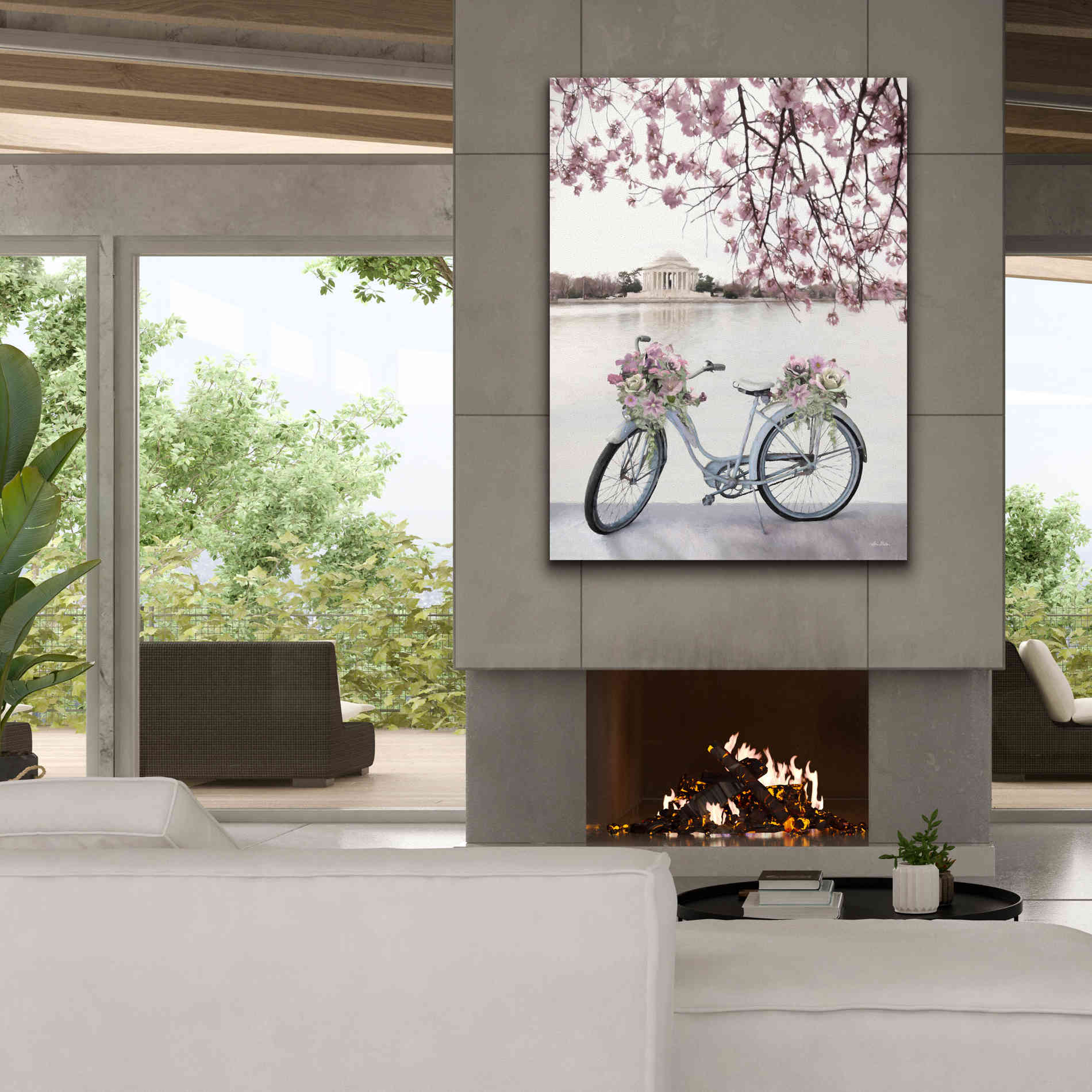 'Enjoy Beauty' by Lori Deiter, Canvas Wall Art,40 x 54