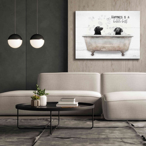 Image of 'Happiness is a Bubble Bath' by Lori Deiter, Canvas Wall Art,54 x 40