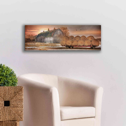 Image of 'Sunset on the Far' by Lori Deiter, Canvas Wall Art,36 x 12