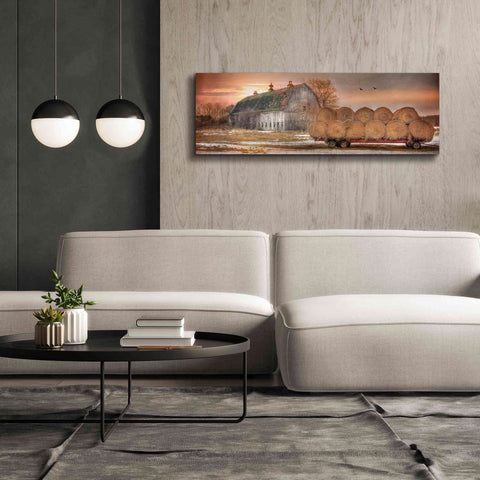 Image of 'Sunset on the Far' by Lori Deiter, Canvas Wall Art,60 x 20