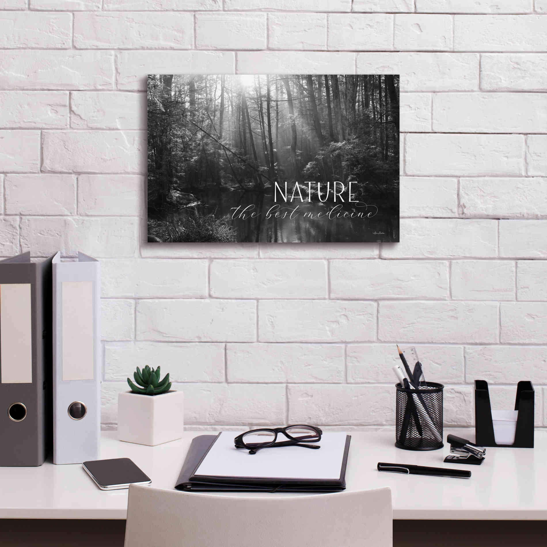 'Nature - The Best Medicine' by Lori Deiter, Canvas Wall Art,18 x 12