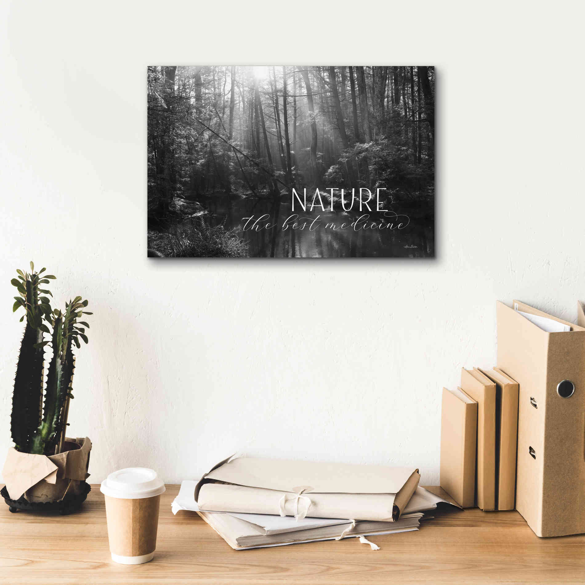 'Nature - The Best Medicine' by Lori Deiter, Canvas Wall Art,18 x 12
