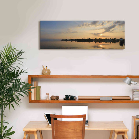 Image of 'French Bay Sunrise' by Lori Deiter, Canvas Wall Art,36 x 12