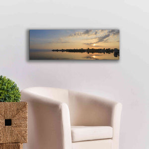 'French Bay Sunrise' by Lori Deiter, Canvas Wall Art,36 x 12