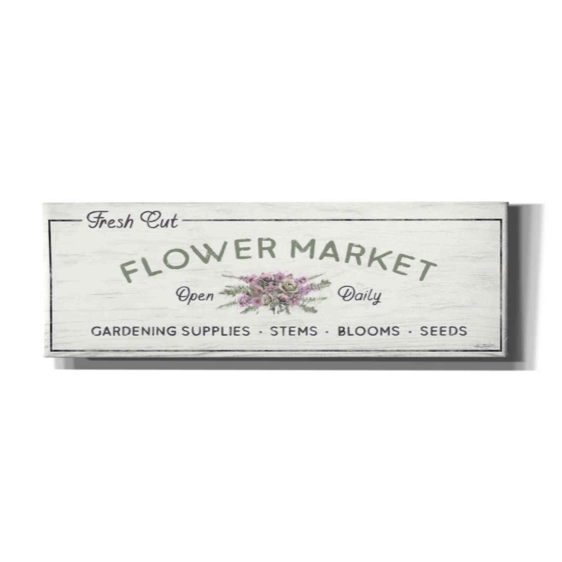 'Flower Market' by Lori Deiter, Canvas Wall Art