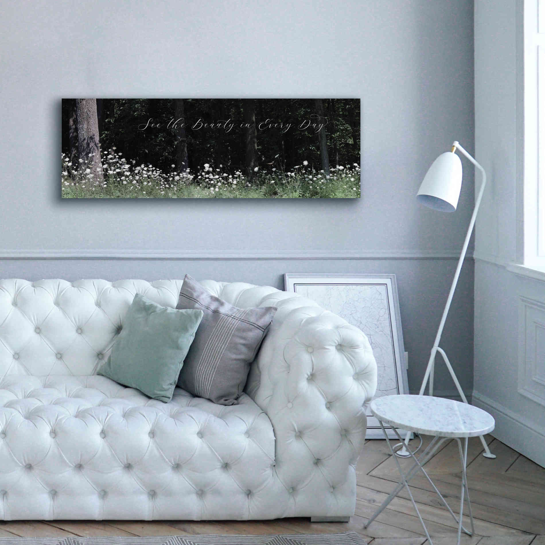 'See the Beauty in Every Day' by Lori Deiter, Canvas Wall Art,60 x 20