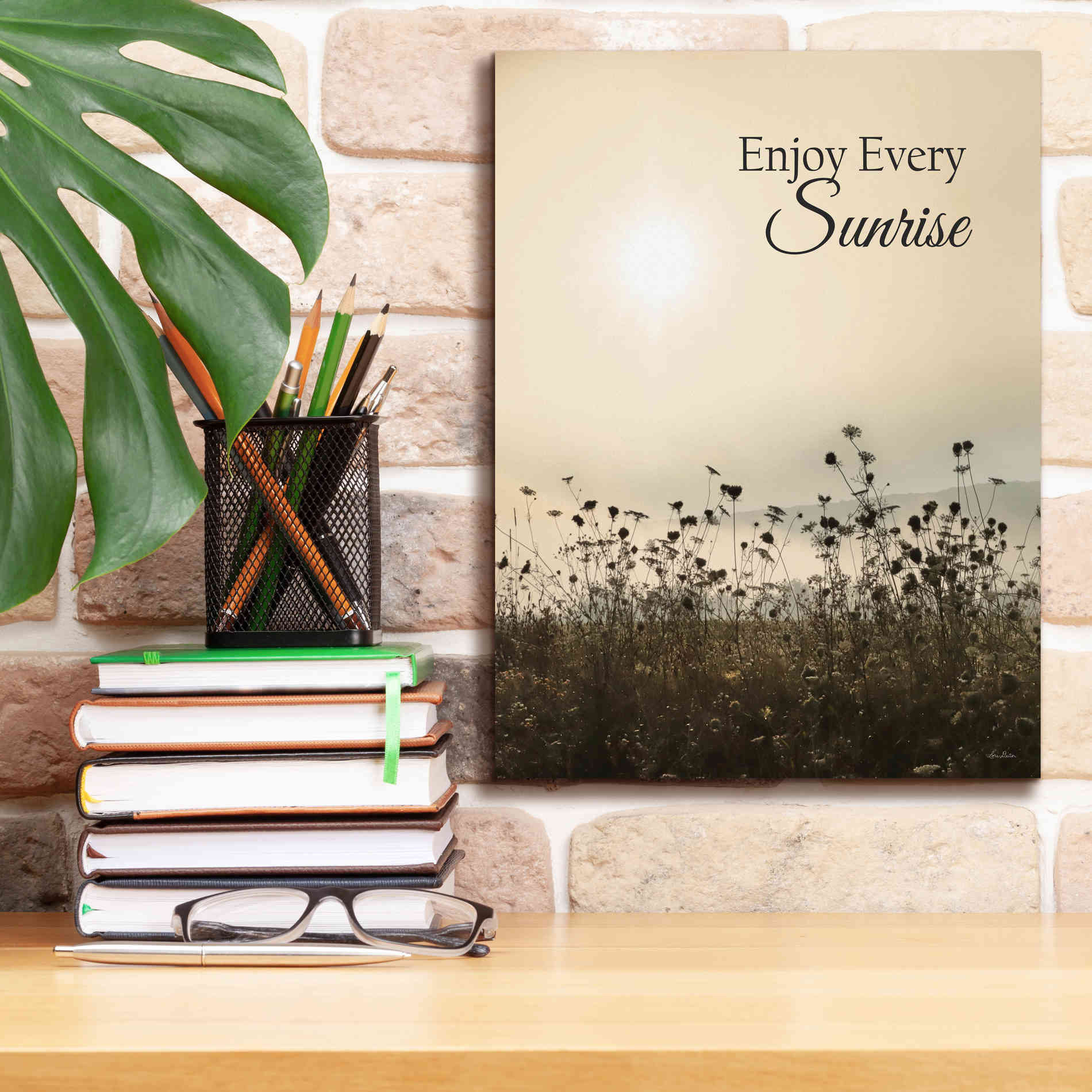 'Enjoy the Sunrise' by Lori Deiter, Canvas Wall Art,12 x 16