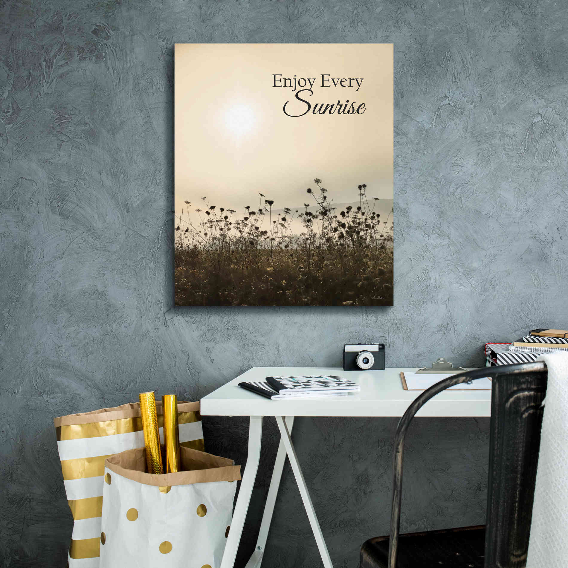 'Enjoy the Sunrise' by Lori Deiter, Canvas Wall Art,20 x 24