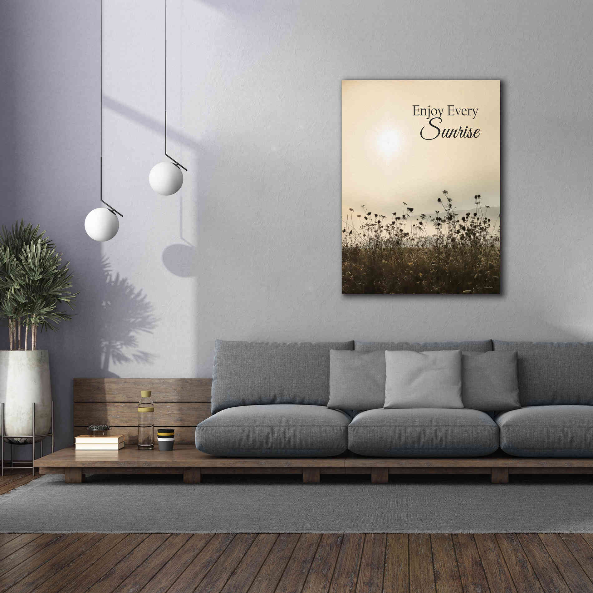 'Enjoy the Sunrise' by Lori Deiter, Canvas Wall Art,40 x 54