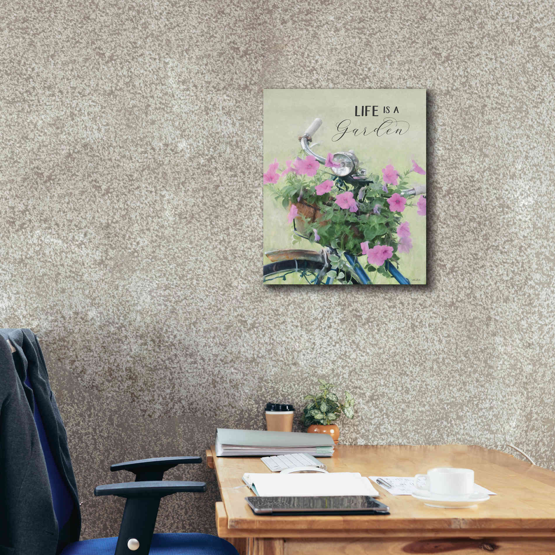 'Life is a Garden' by Lori Deiter, Canvas Wall Art,20 x 24