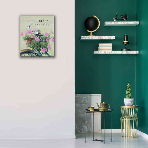Image of 'Life is a Garden' by Lori Deiter, Canvas Wall Art,20 x 24
