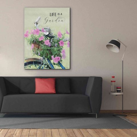 Image of 'Life is a Garden' by Lori Deiter, Canvas Wall Art,40 x 54
