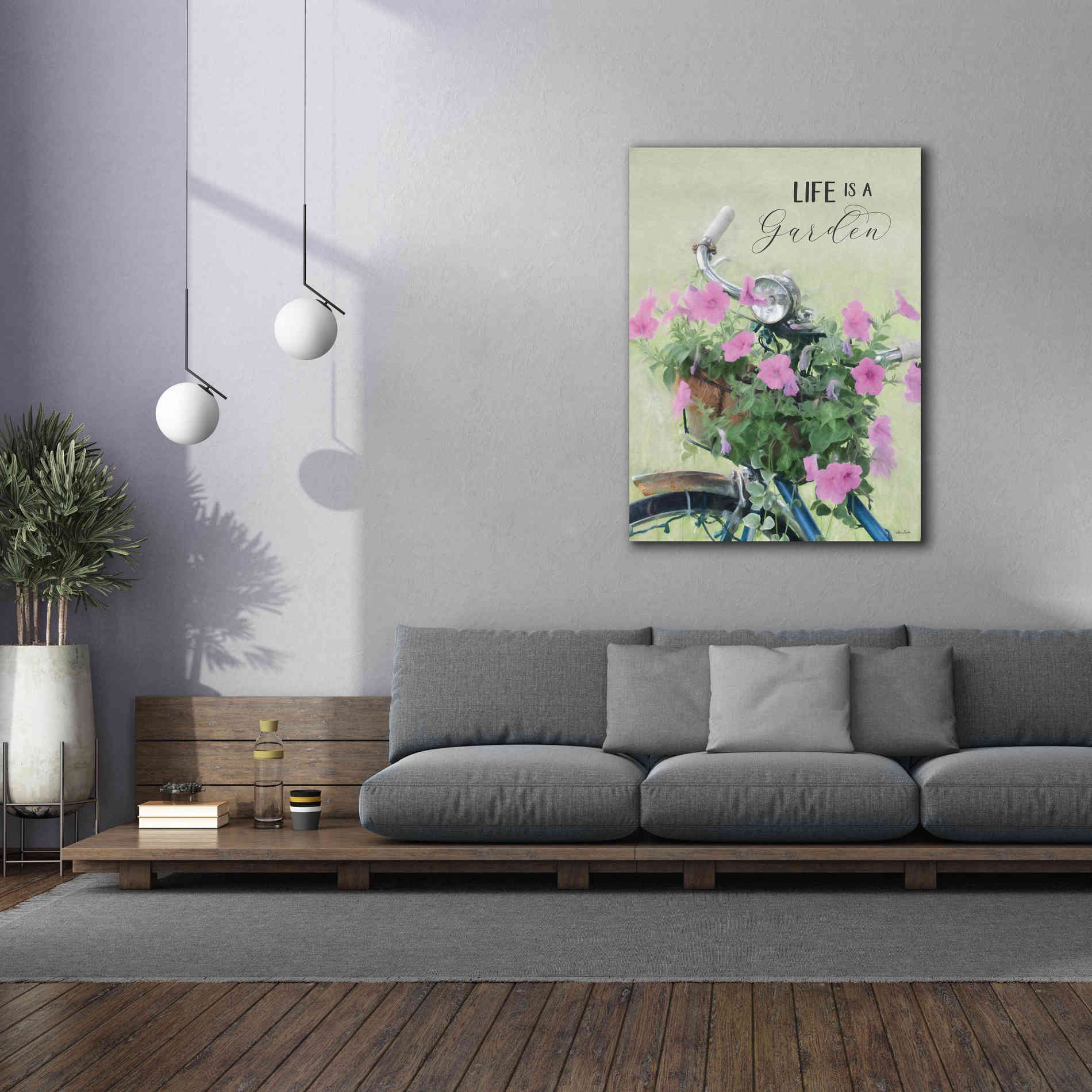 'Life is a Garden' by Lori Deiter, Canvas Wall Art,40 x 54