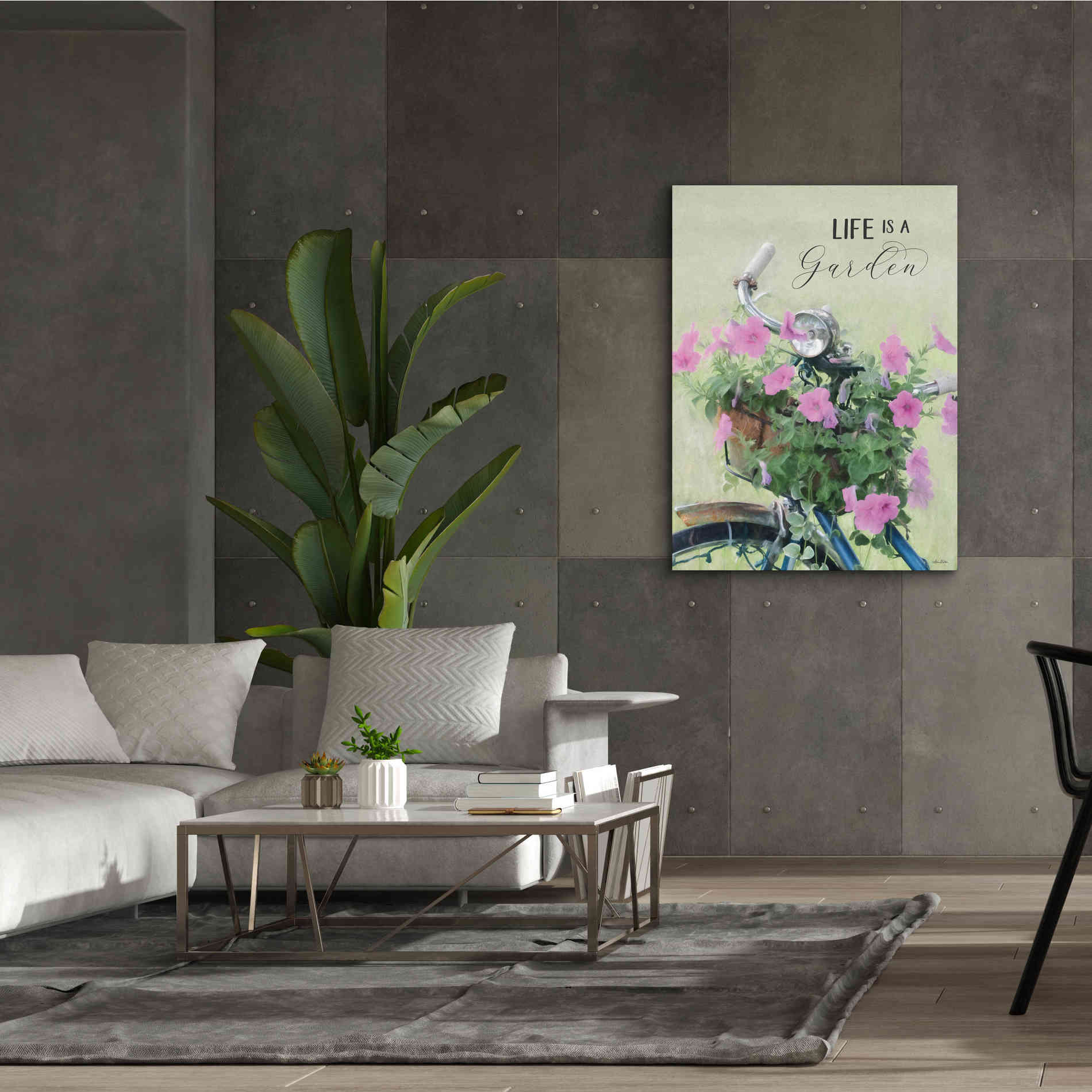 'Life is a Garden' by Lori Deiter, Canvas Wall Art,40 x 54