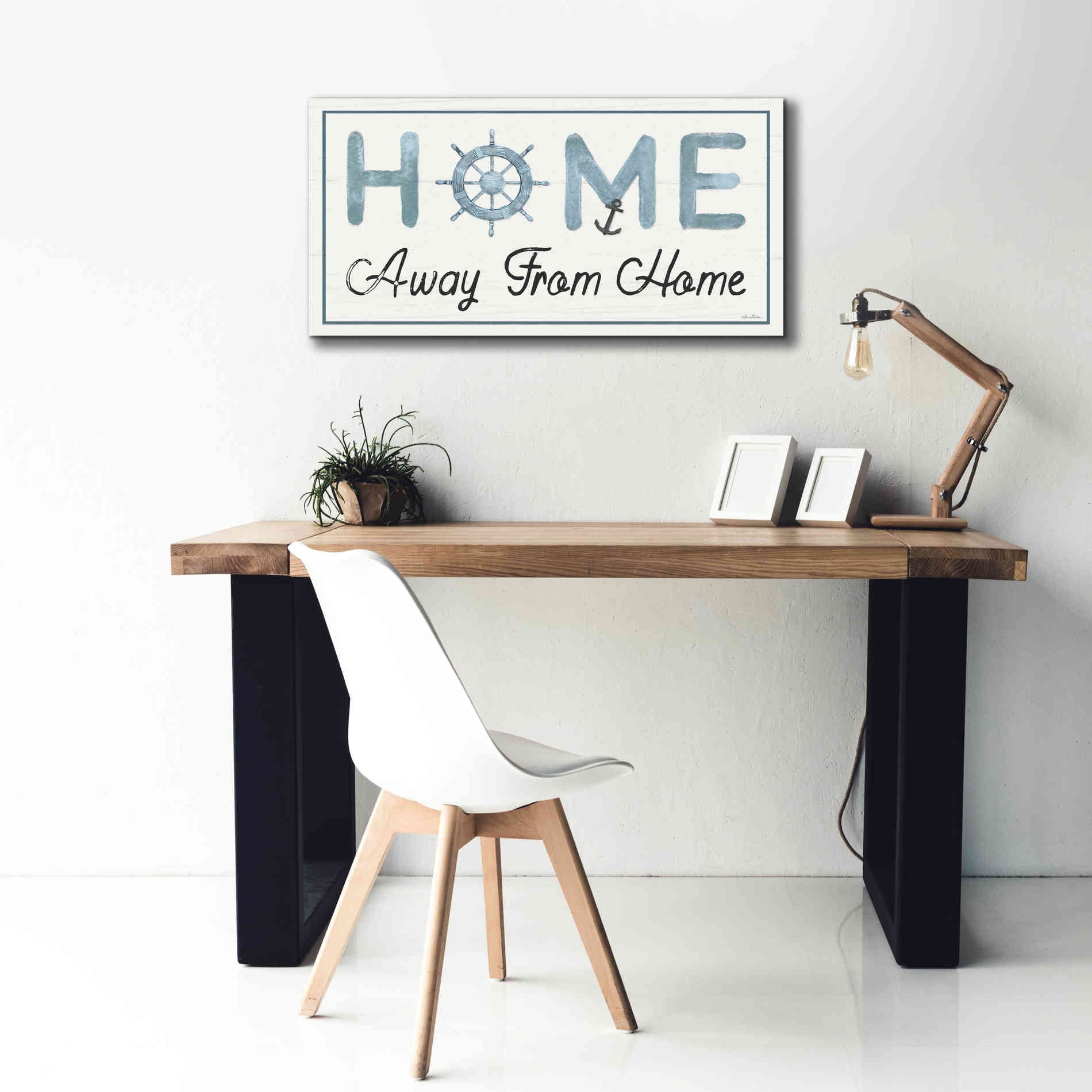 'Nautical Home Away from Home II' by Lori Deiter, Canvas Wall Art,40 x 20