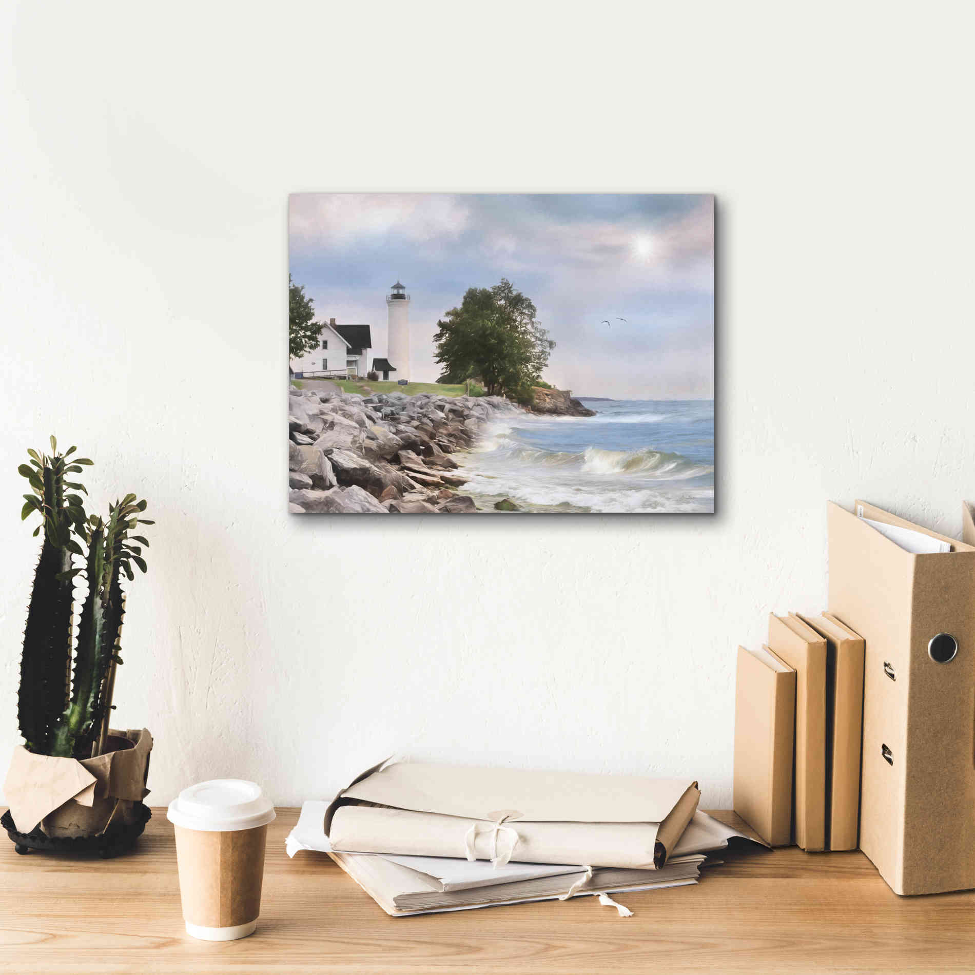 'Afternoon at Tibbetts Point' by Lori Deiter, Canvas Wall Art,16 x 12