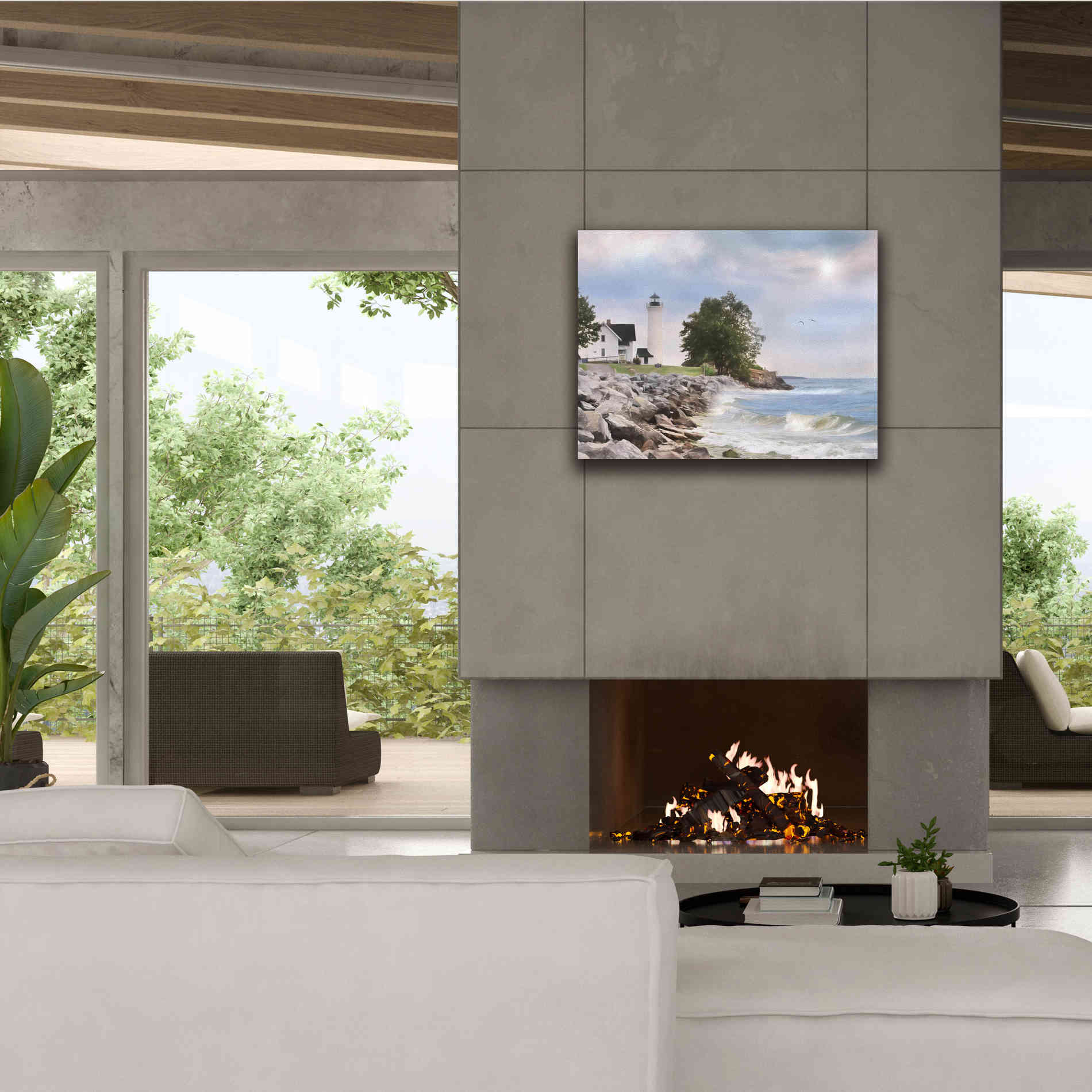 'Afternoon at Tibbetts Point' by Lori Deiter, Canvas Wall Art,34 x 26