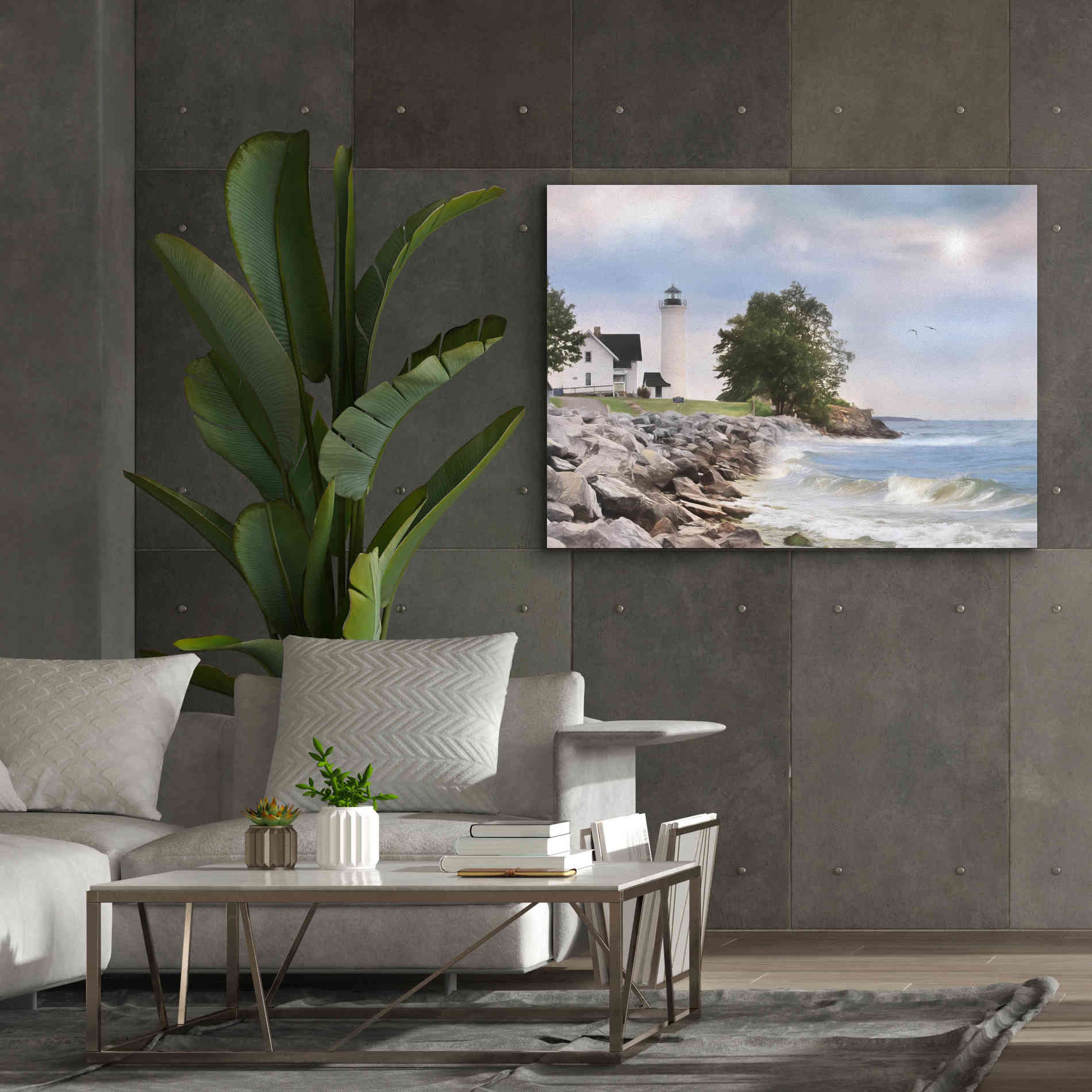 'Afternoon at Tibbetts Point' by Lori Deiter, Canvas Wall Art,54 x 40