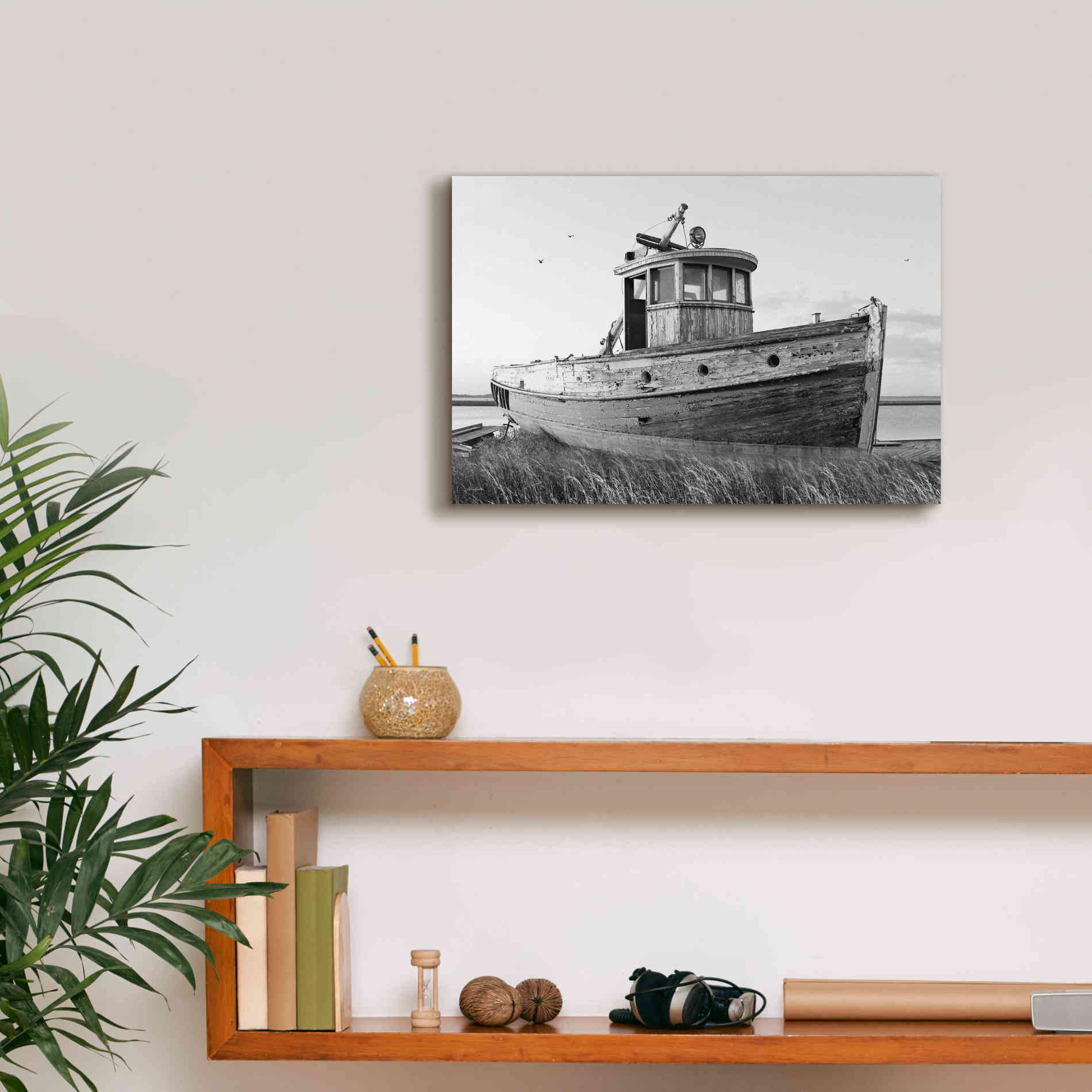 'This Old Boat I' by Lori Deiter, Canvas Wall Art,18 x 12
