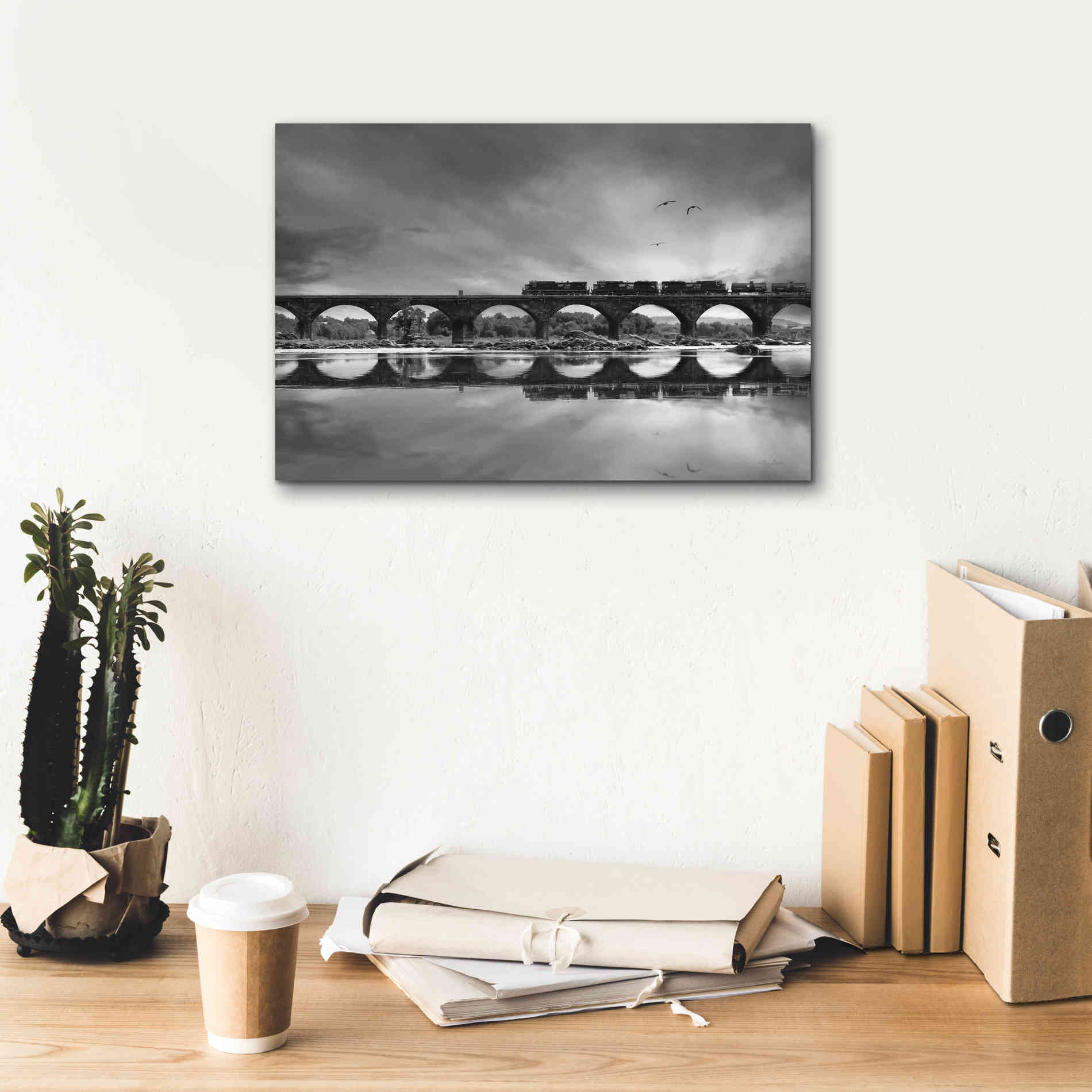 'All Aboard' by Lori Deiter, Canvas Wall Art,18 x 12
