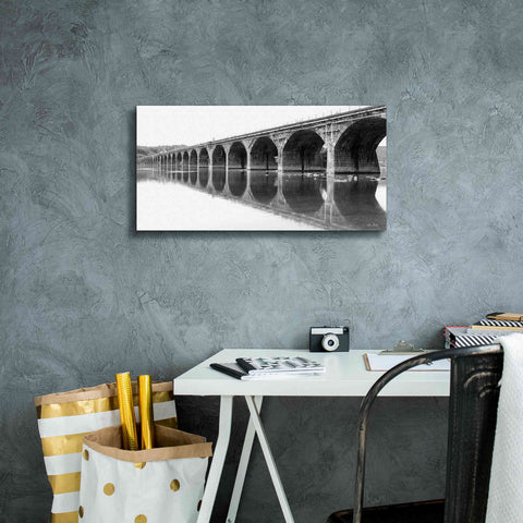 Image of 'Rockwell Bridge' by Lori Deiter, Canvas Wall Art,24 x 12