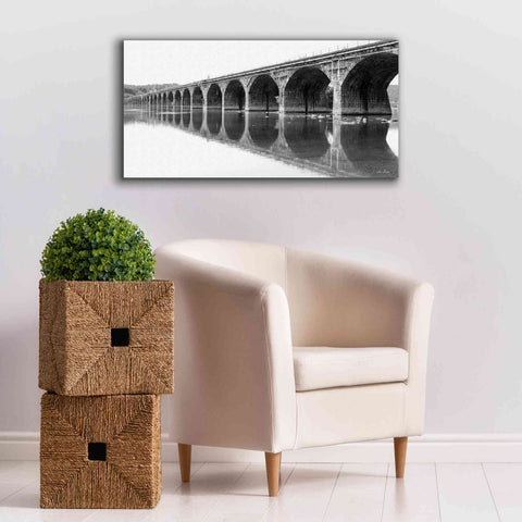 Image of 'Rockwell Bridge' by Lori Deiter, Canvas Wall Art,40 x 20